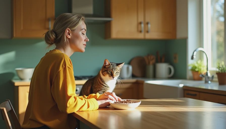 Visual context for friskies cat food