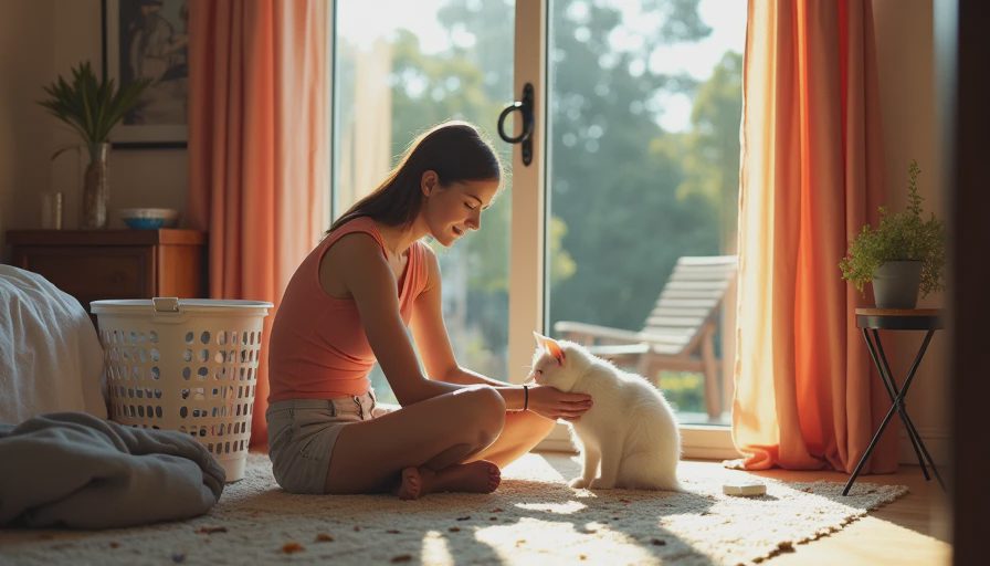 Visual context for cat diapers