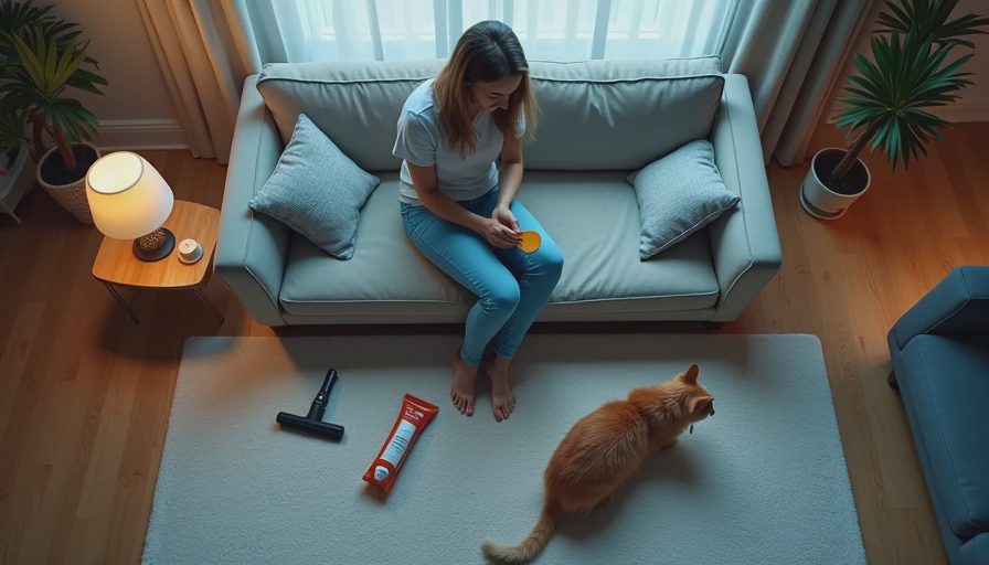 Cat Fleas Cure: A Simple Home and Pet Treatment Plan