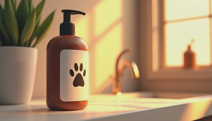 Illustration for cat specific shampoo
